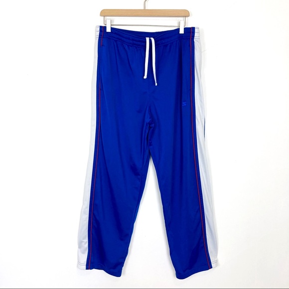 Vintage Other - Vintage 90s y2k shiny blue track pants Starter